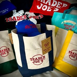 Trader Joe’s Mini Canvas Tote Yellow